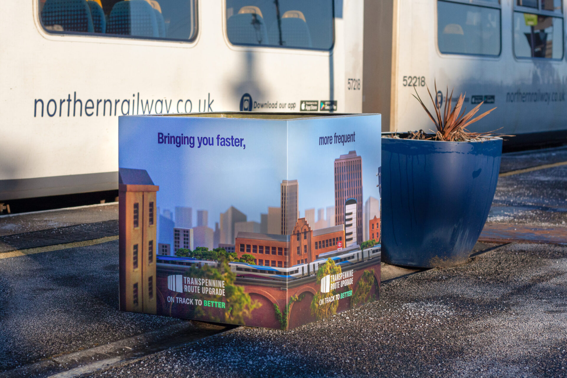 Transpenne Route Upgrade, TRU - Station Graphics, Brand Awareness Campaign